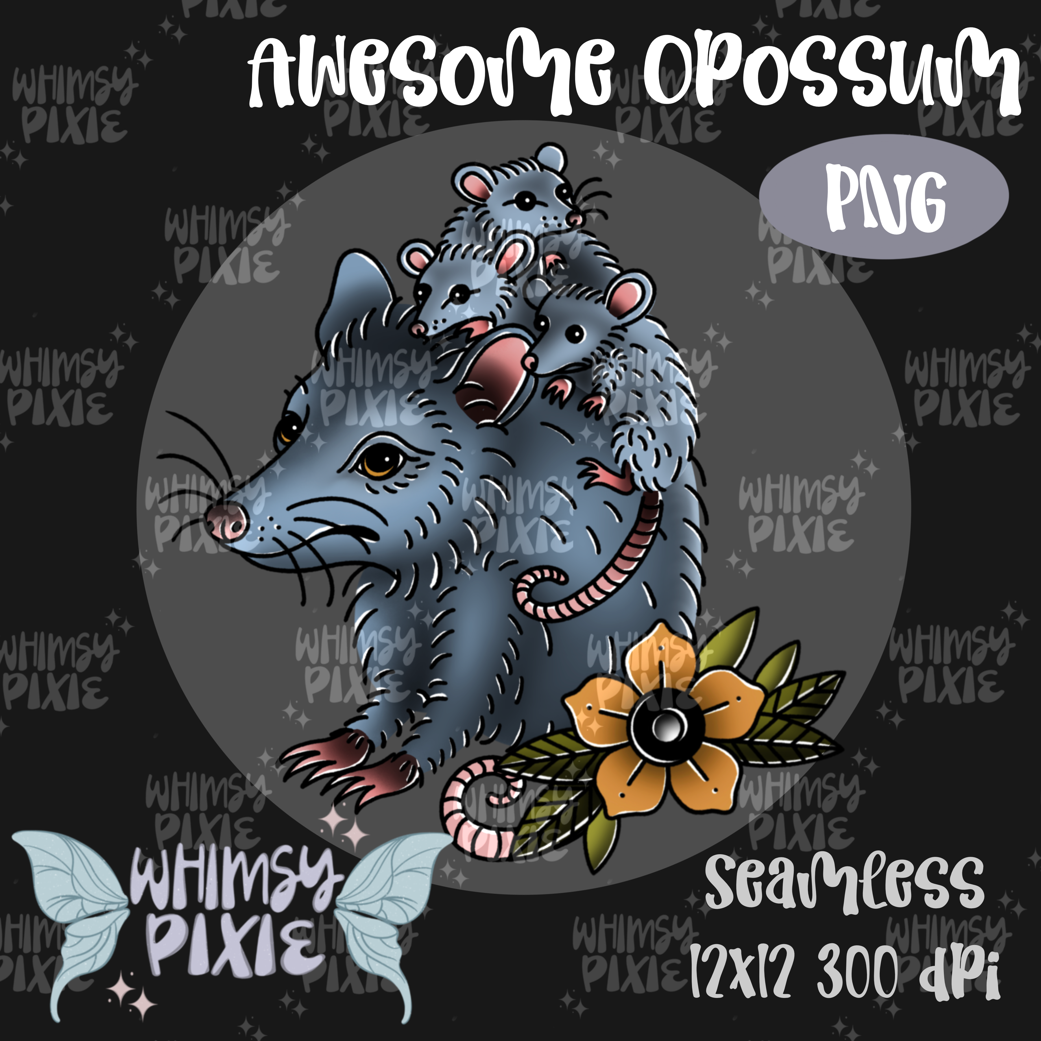 Traditional Opposum PNG