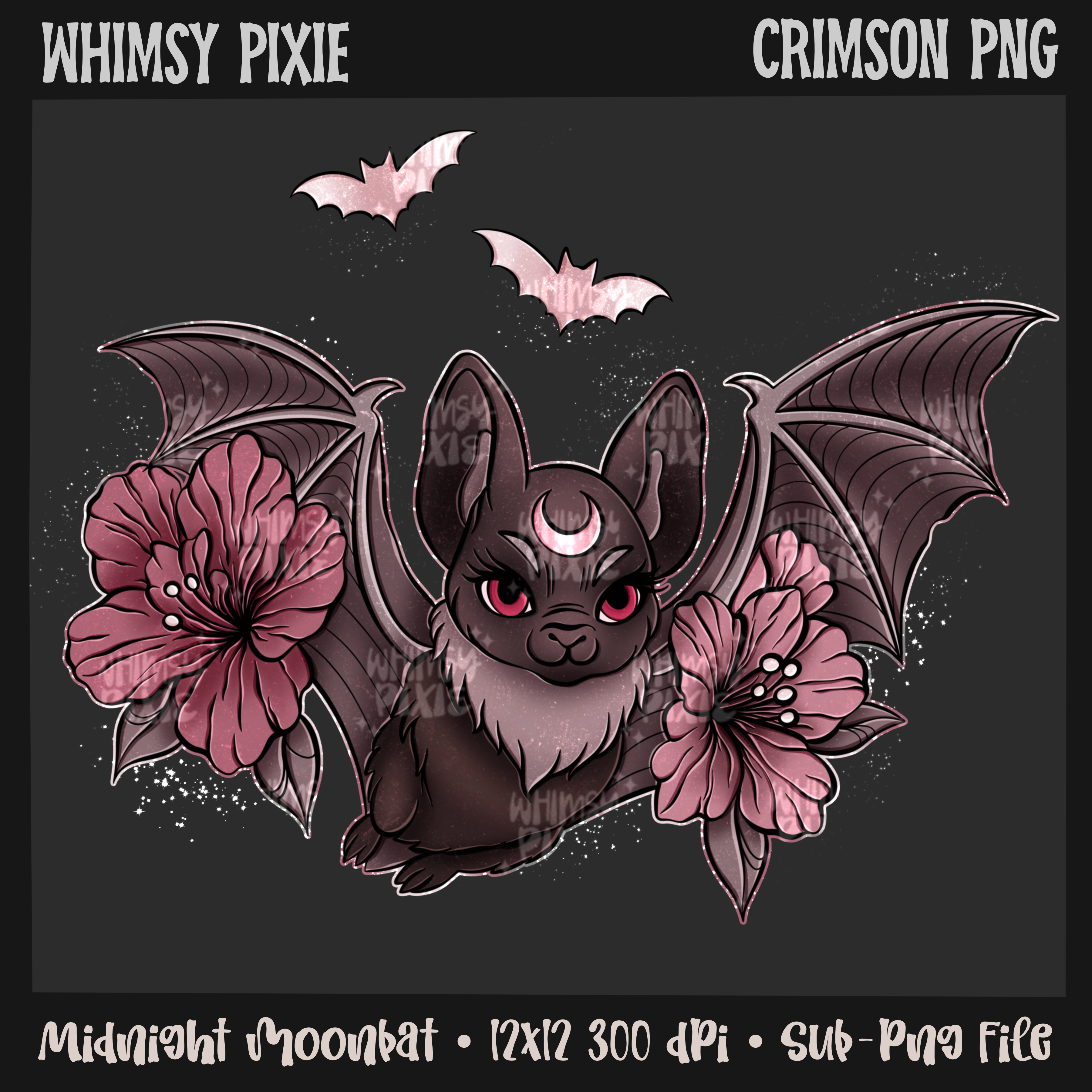 Midnight Moonbat PNG