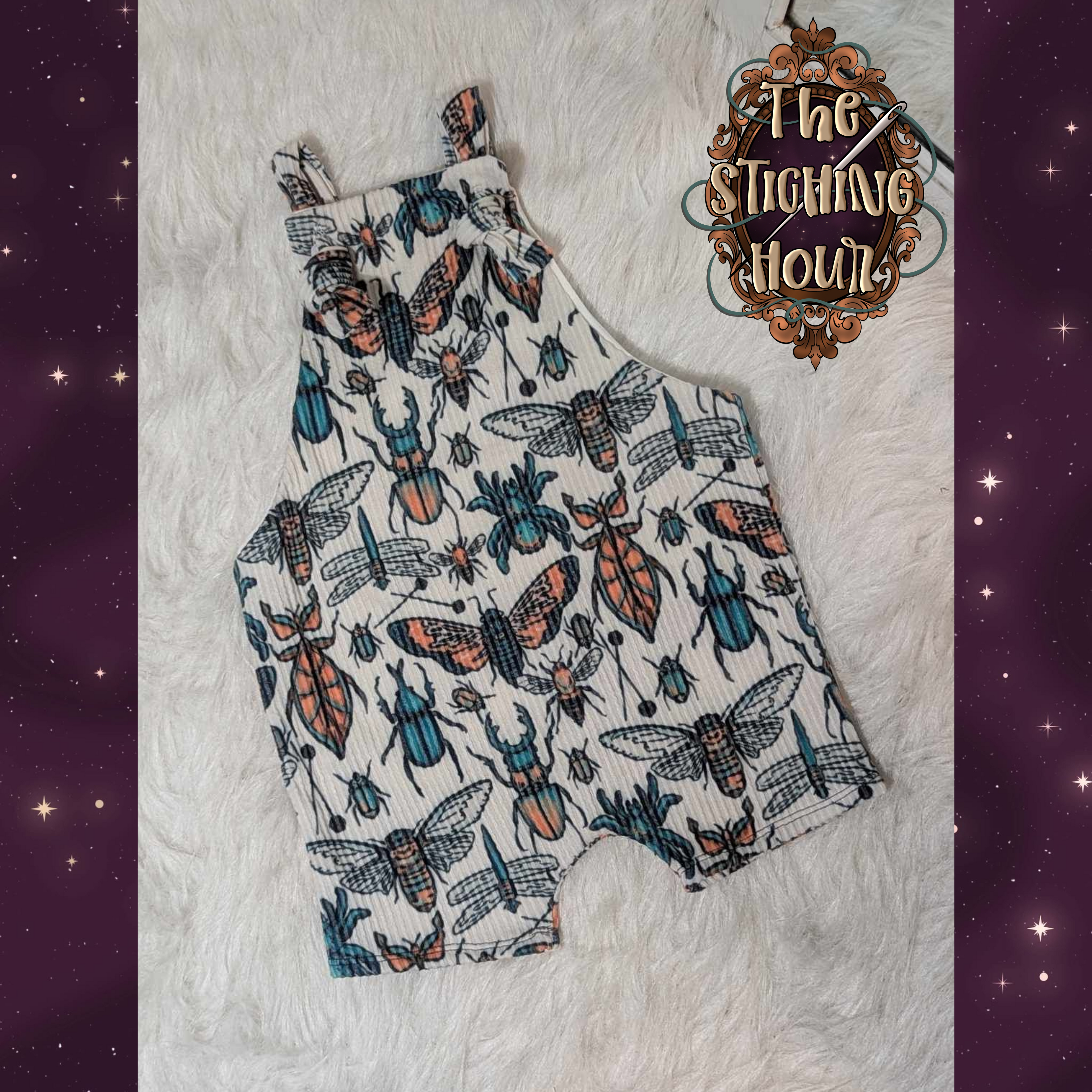 RTS- Crawlies Knotted Overalls