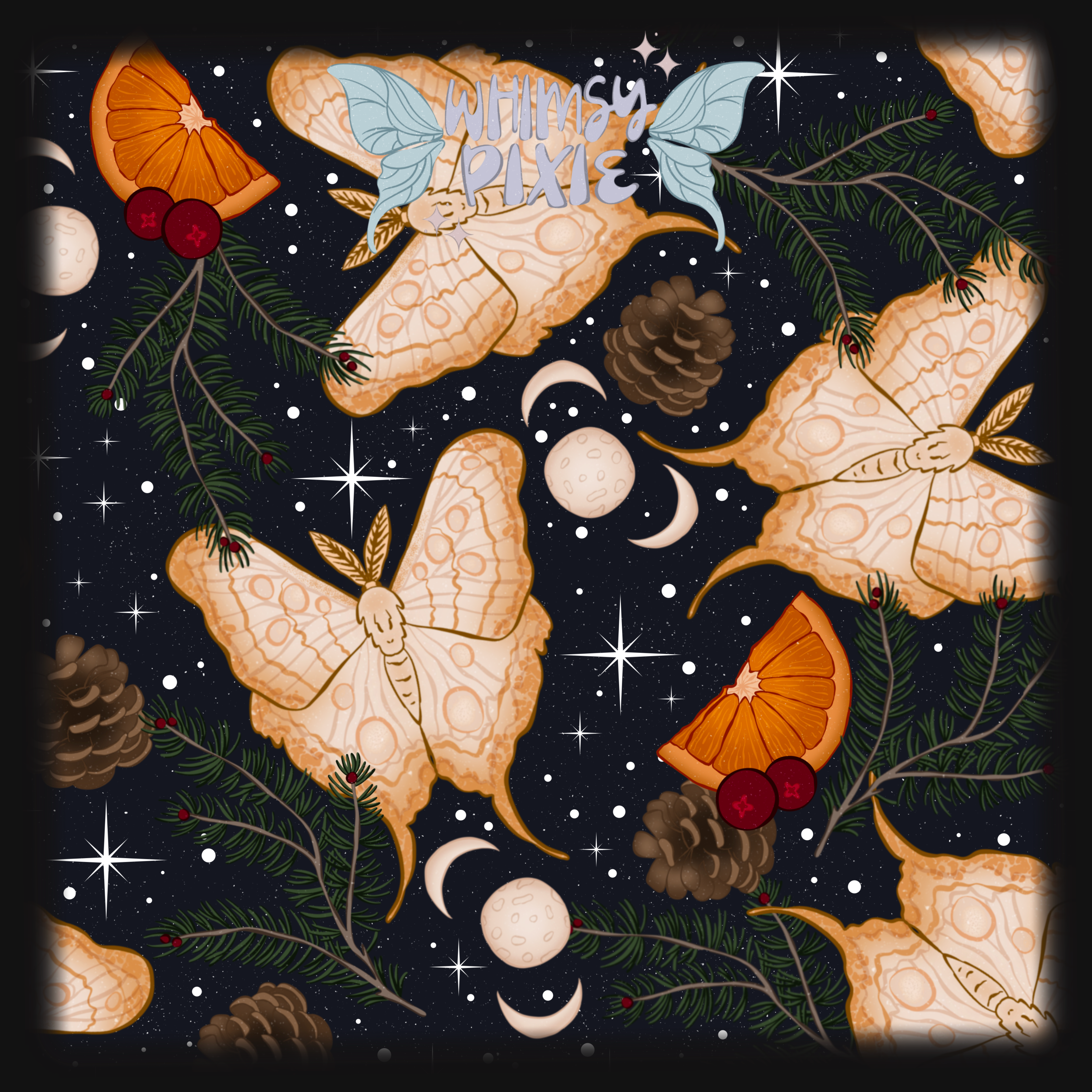 Navy Winter Moths