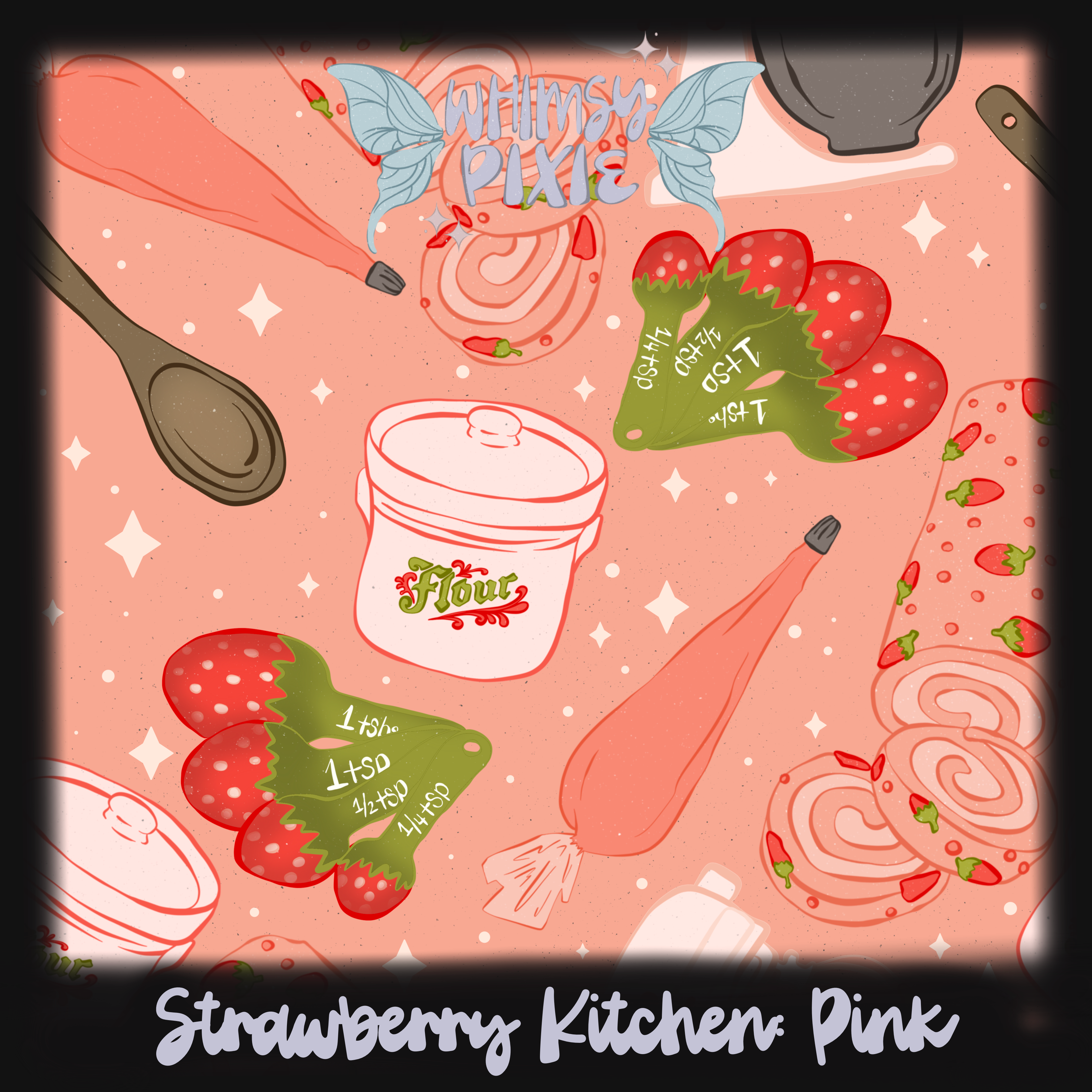 Strawberry Kitchen Pink