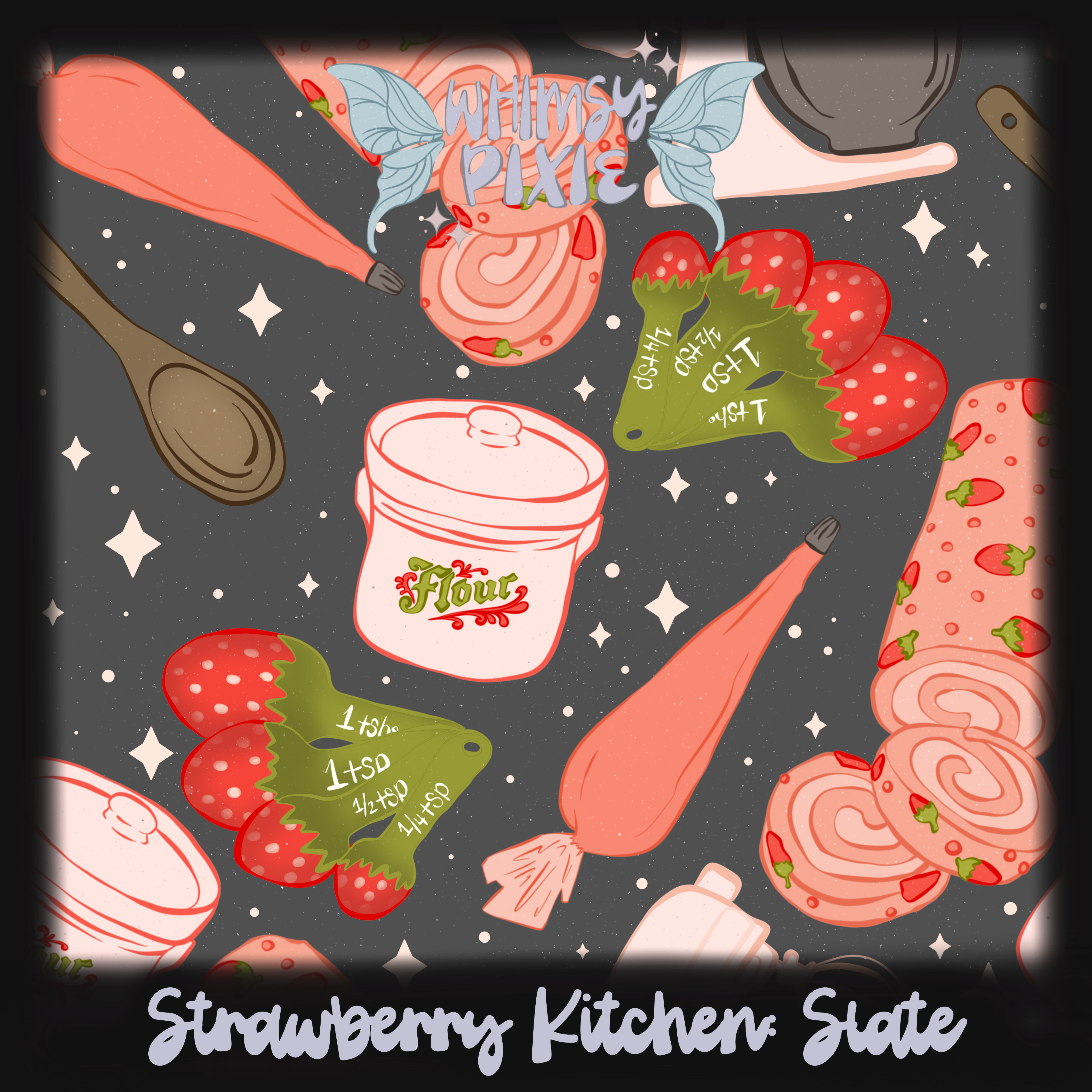 Strawberry Kitchen Slate