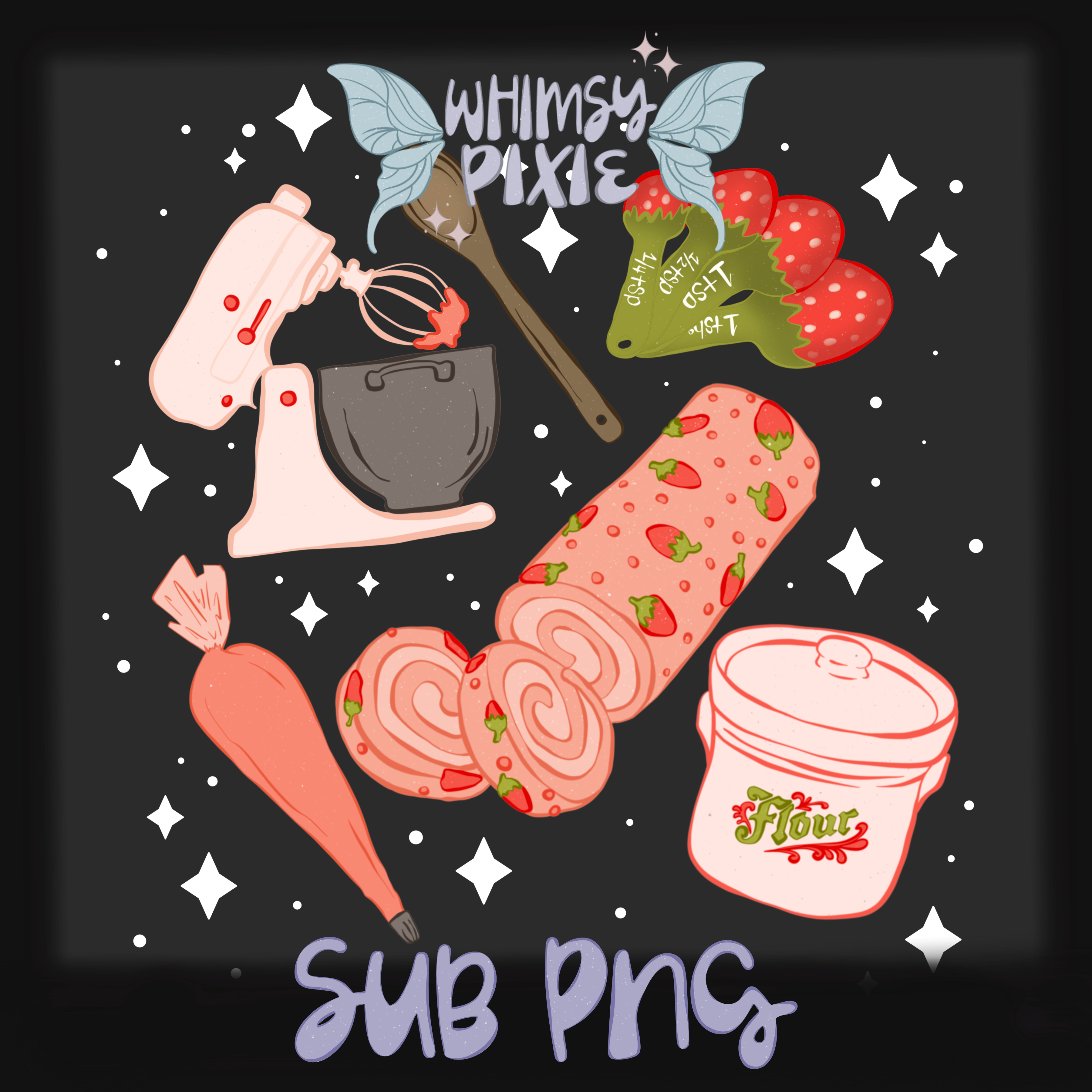 Strawberry Kitchen Sub PNG