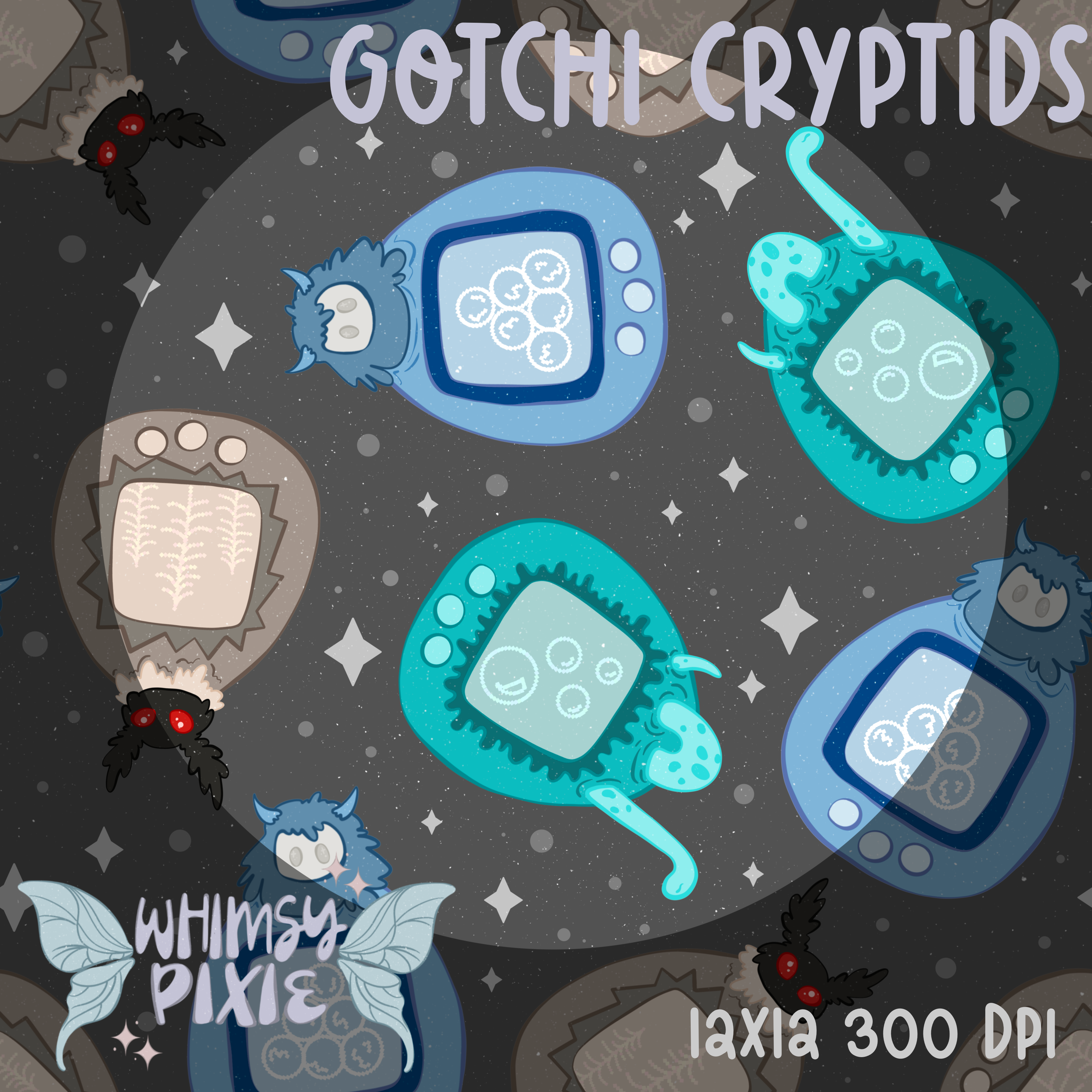 Gotchi Cryptids Gray