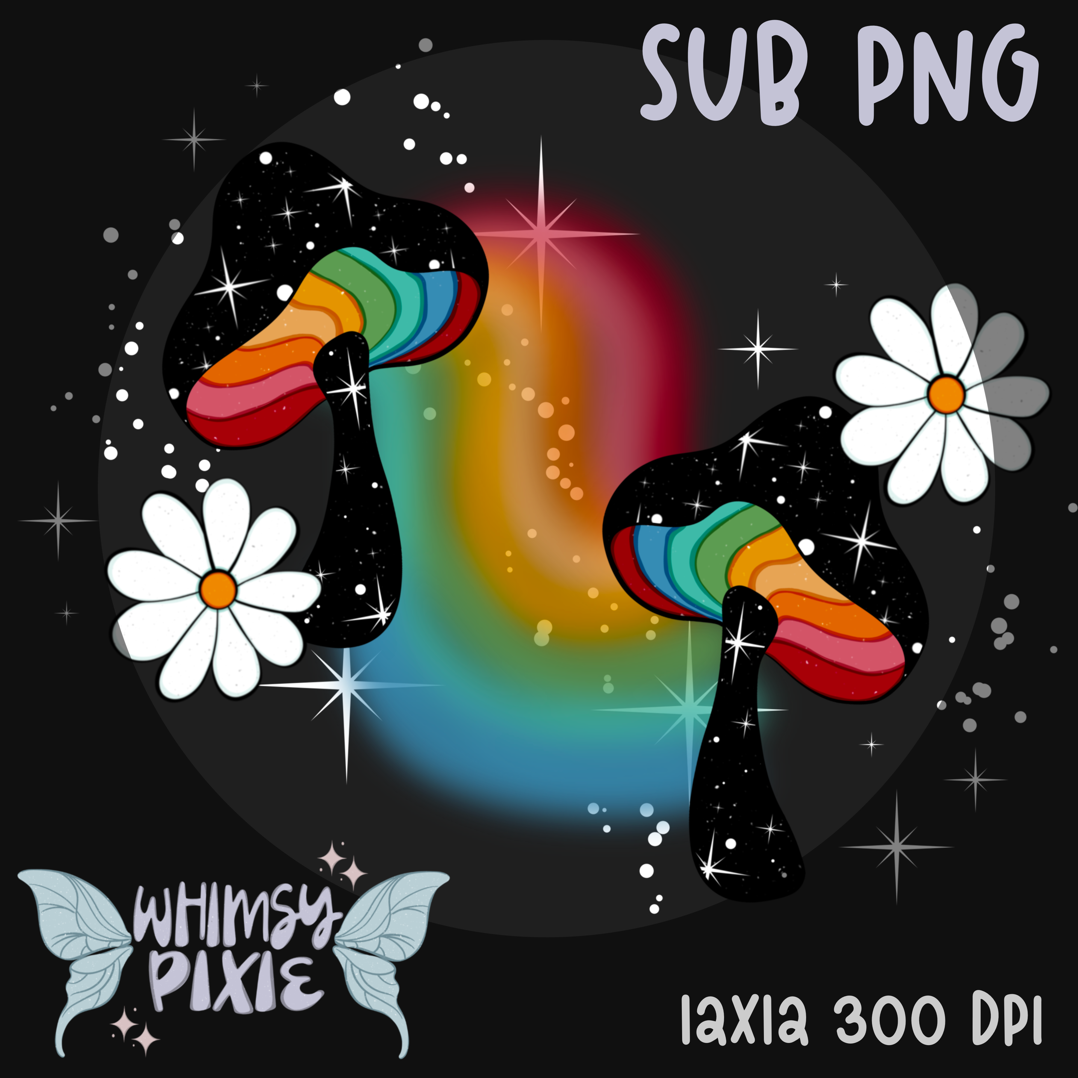 Groovy Rainbow Sub PNG