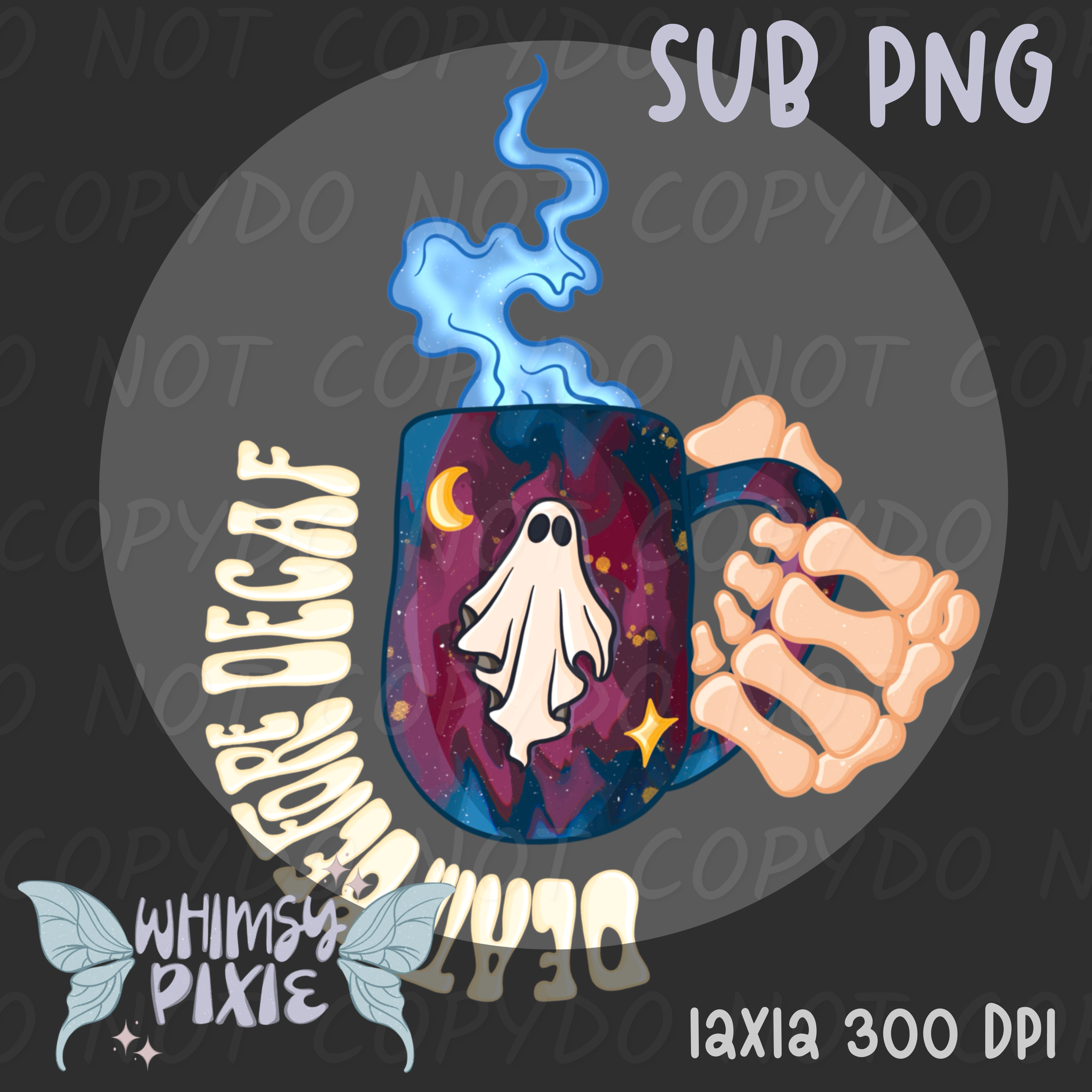 Death Before Decaf Sub PNG