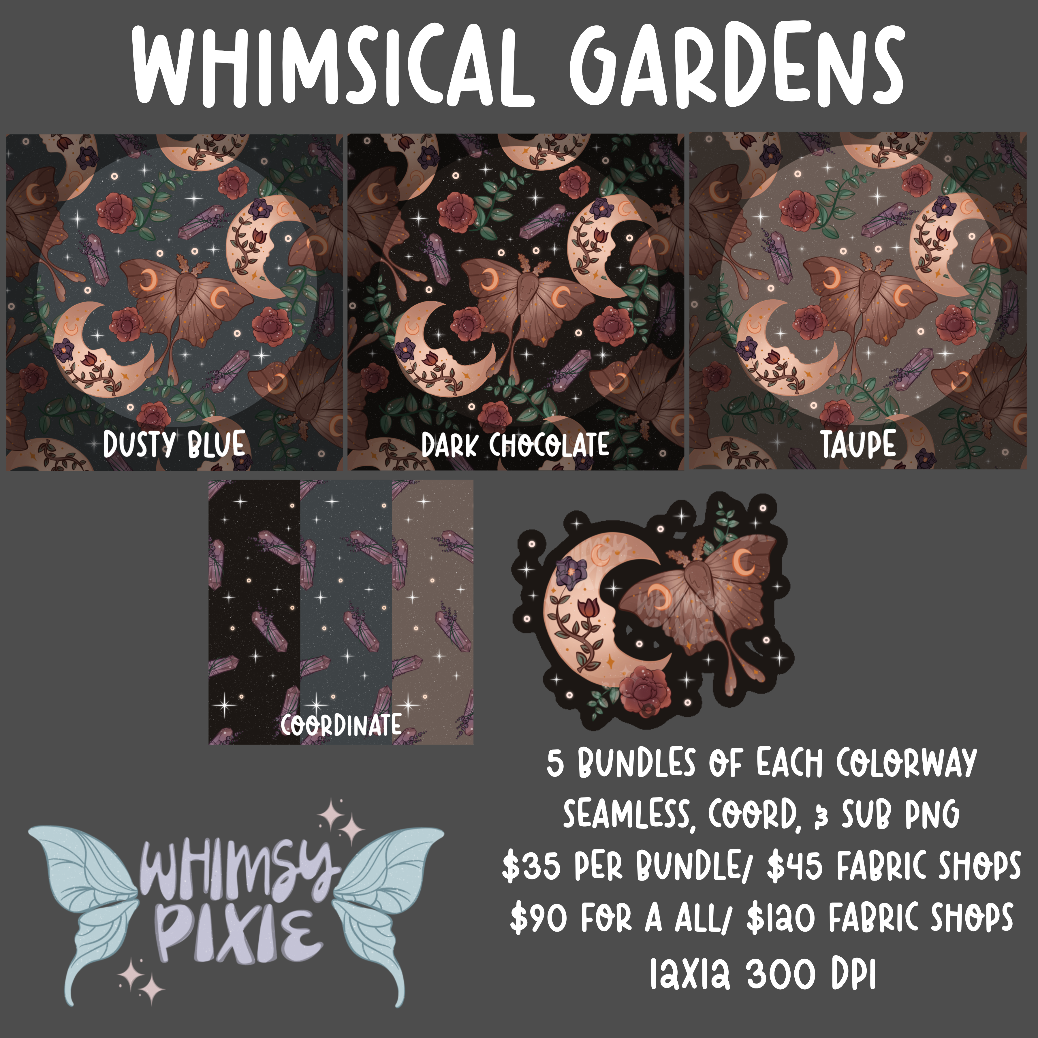 Whimsical Gardens Semi Exclusive Bundles