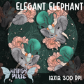 Elegant Elephant Green