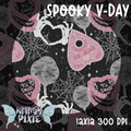 Spooky V-day Black