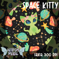 Space Kitty Charcoal