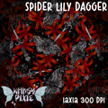 Spider Lilly Dagger Black