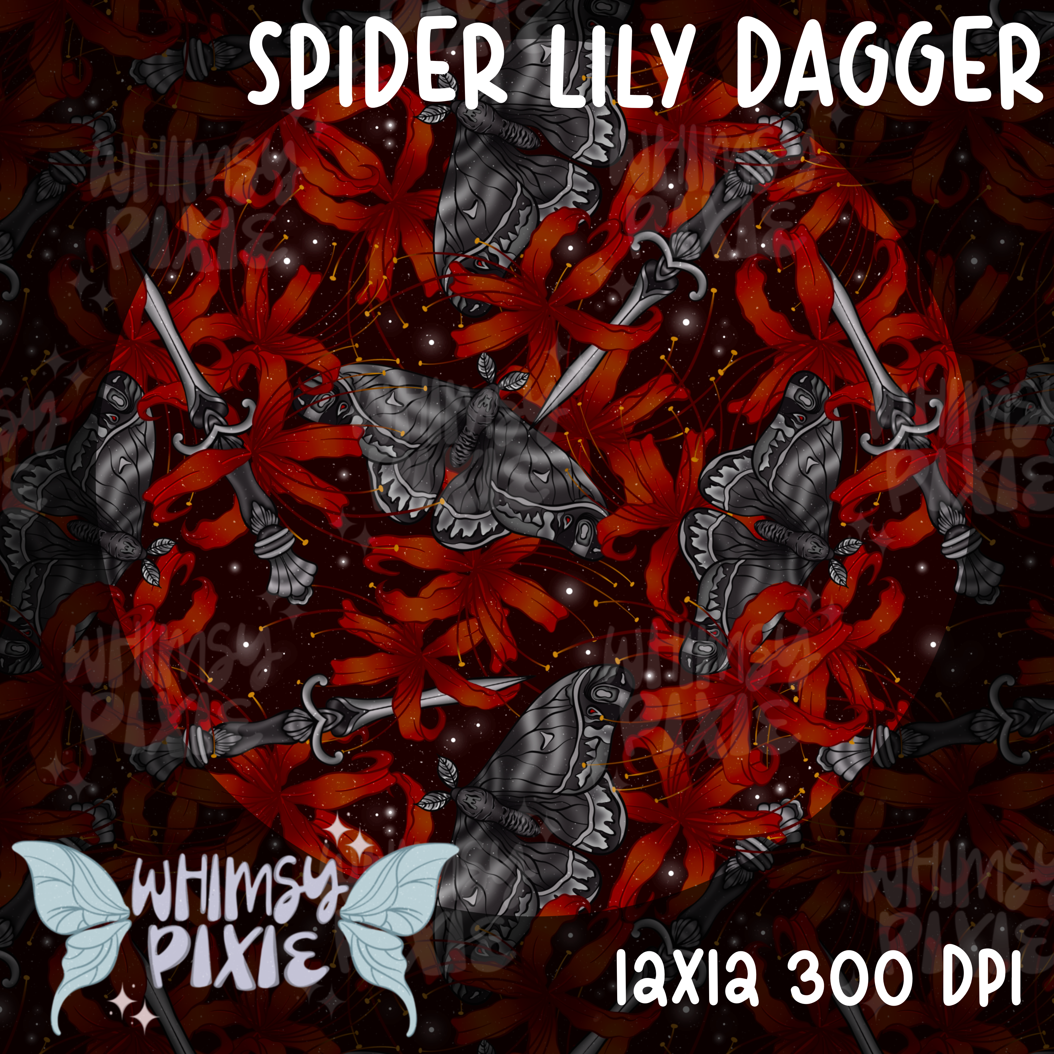 Spider Lilly Dagger Red