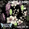 Peridot Blooms Black