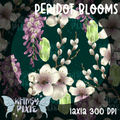 Peridot Blooms Phthalo Green