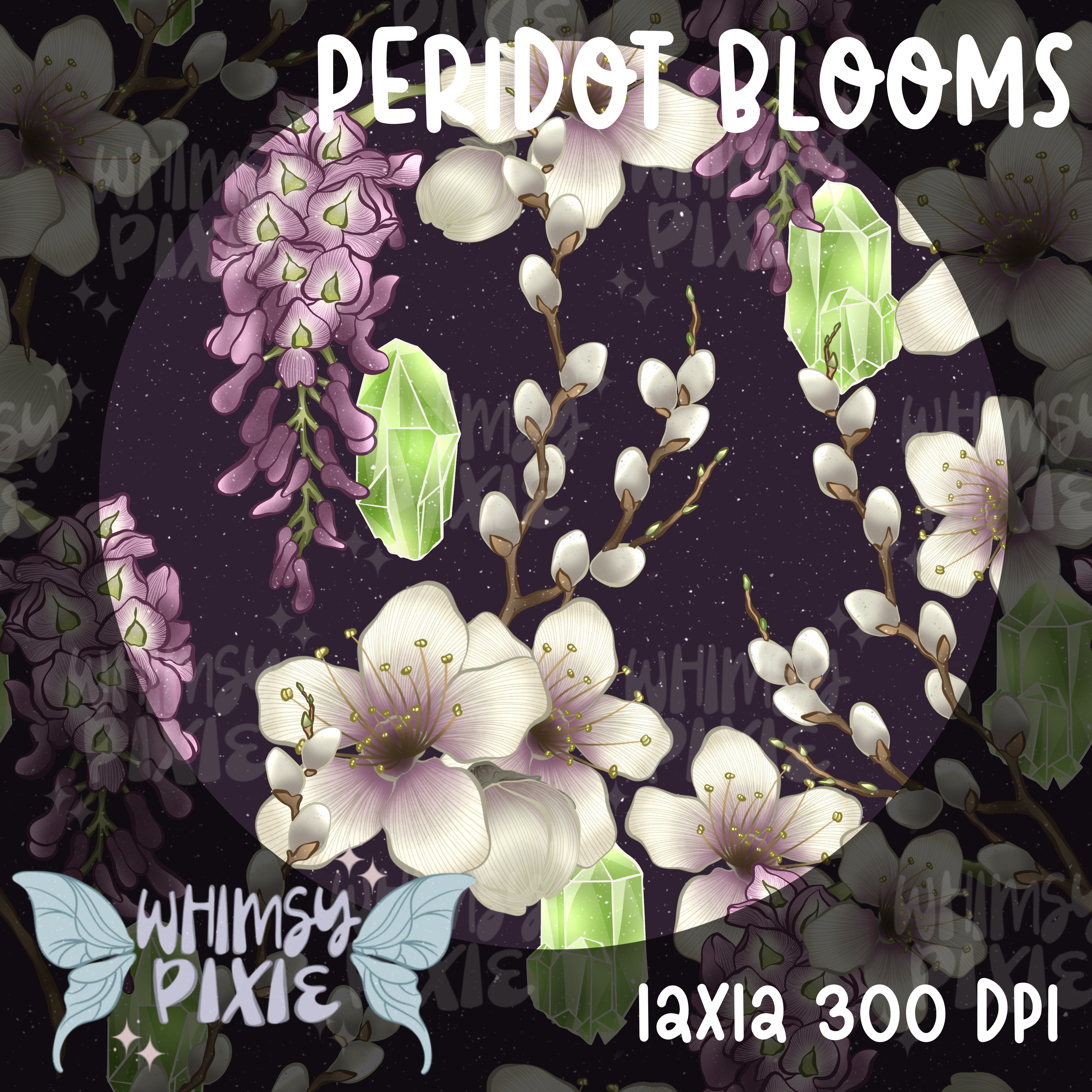 Peridot Blooms Purple