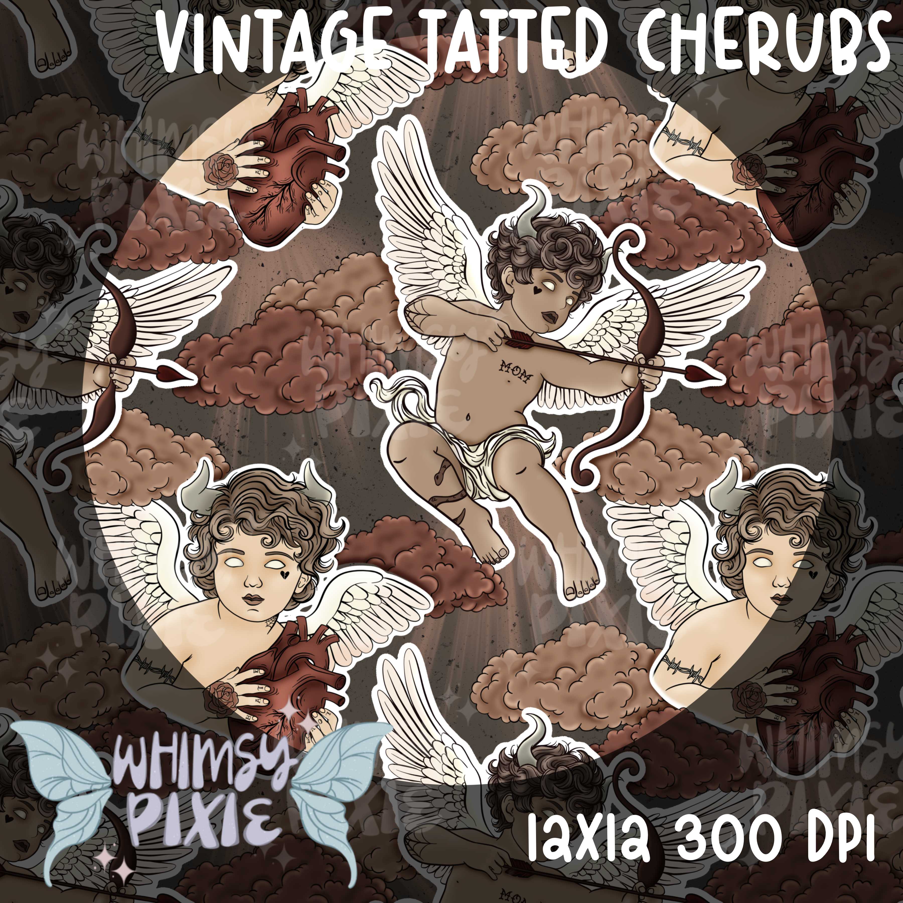 Vintage Tatted Cherubs