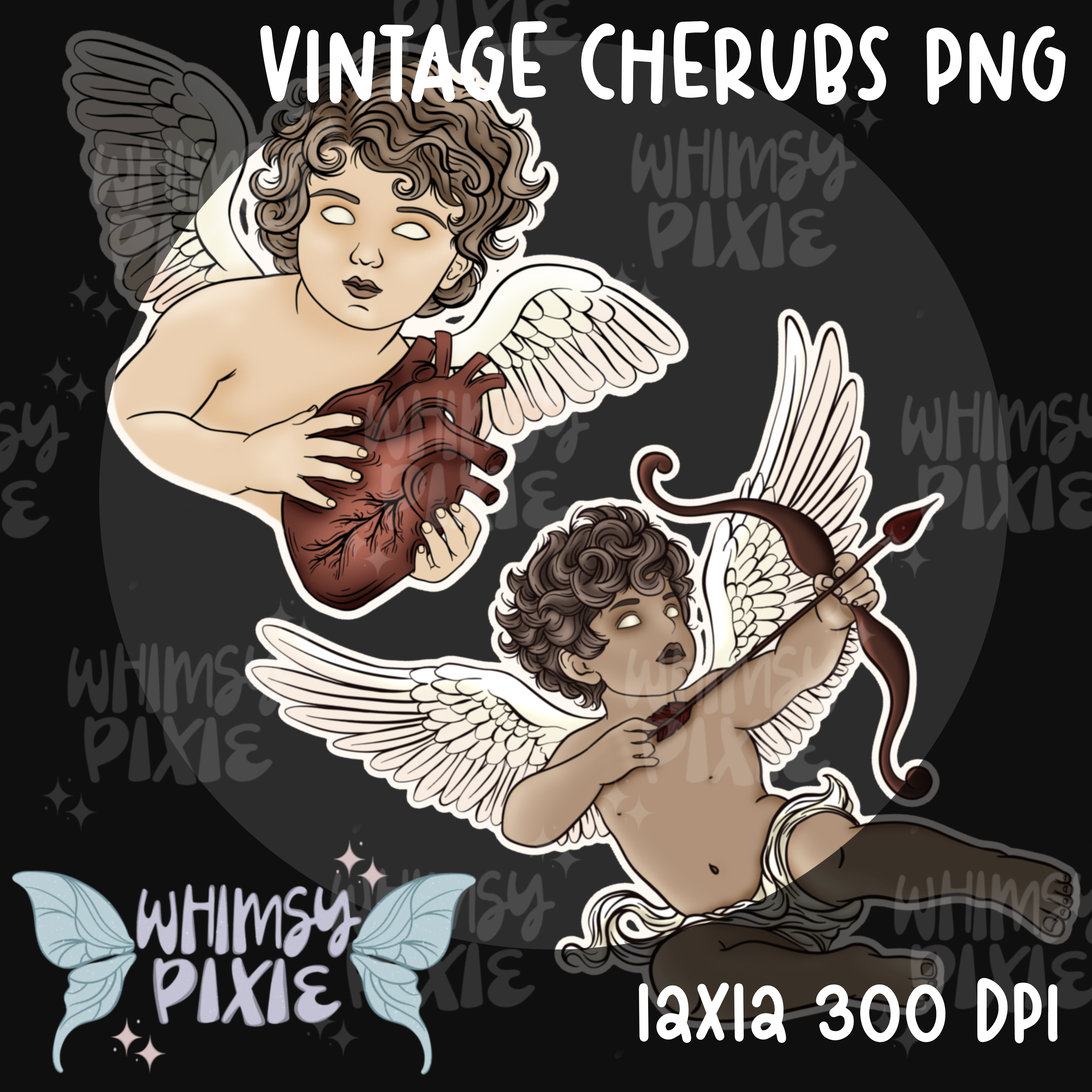 Vintage Cherubs PNG