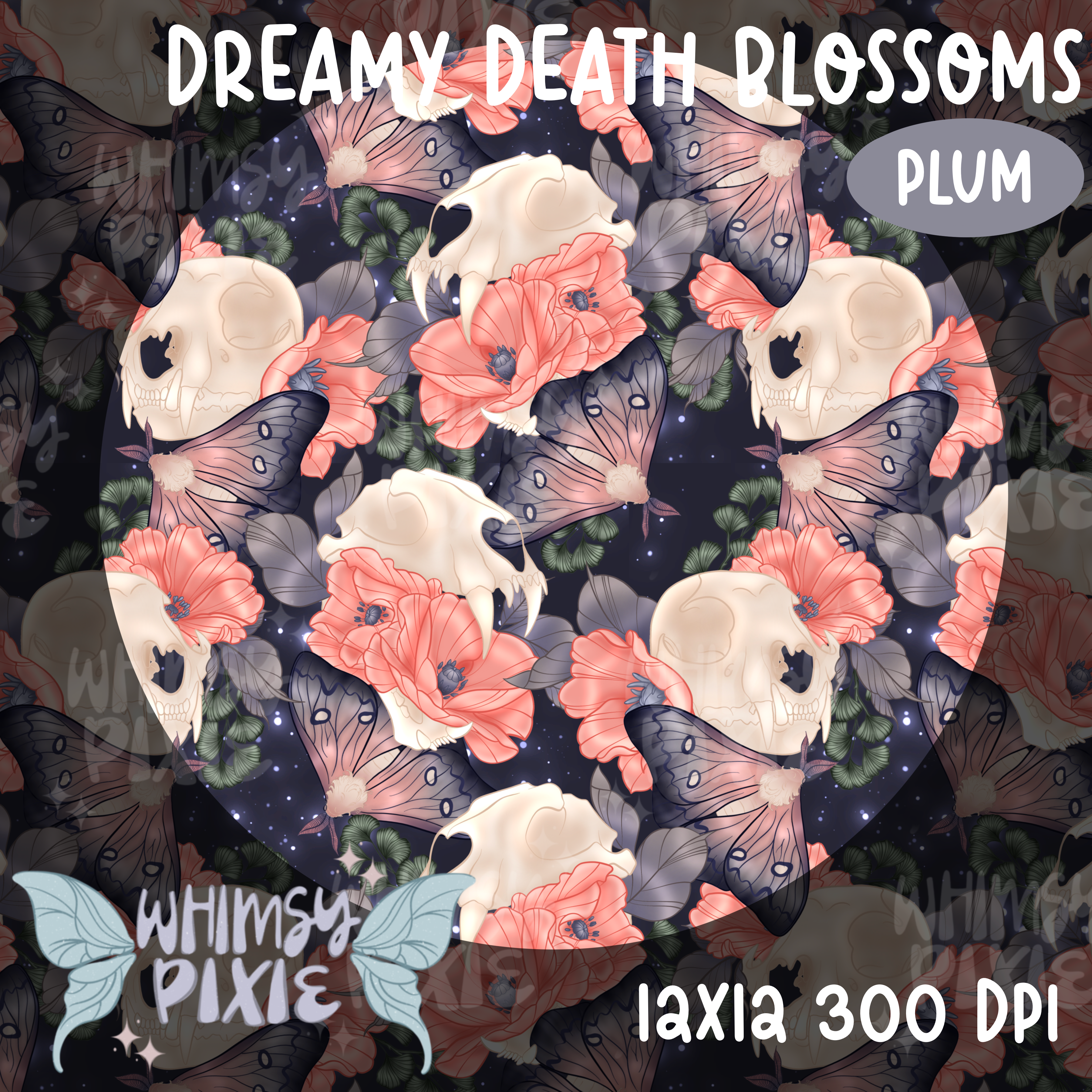 Dreamy Death Blossoms Plum