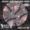 Dreamy Death Blossoms Coord Grey