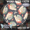 Whimsy Easter Scatter Purple
