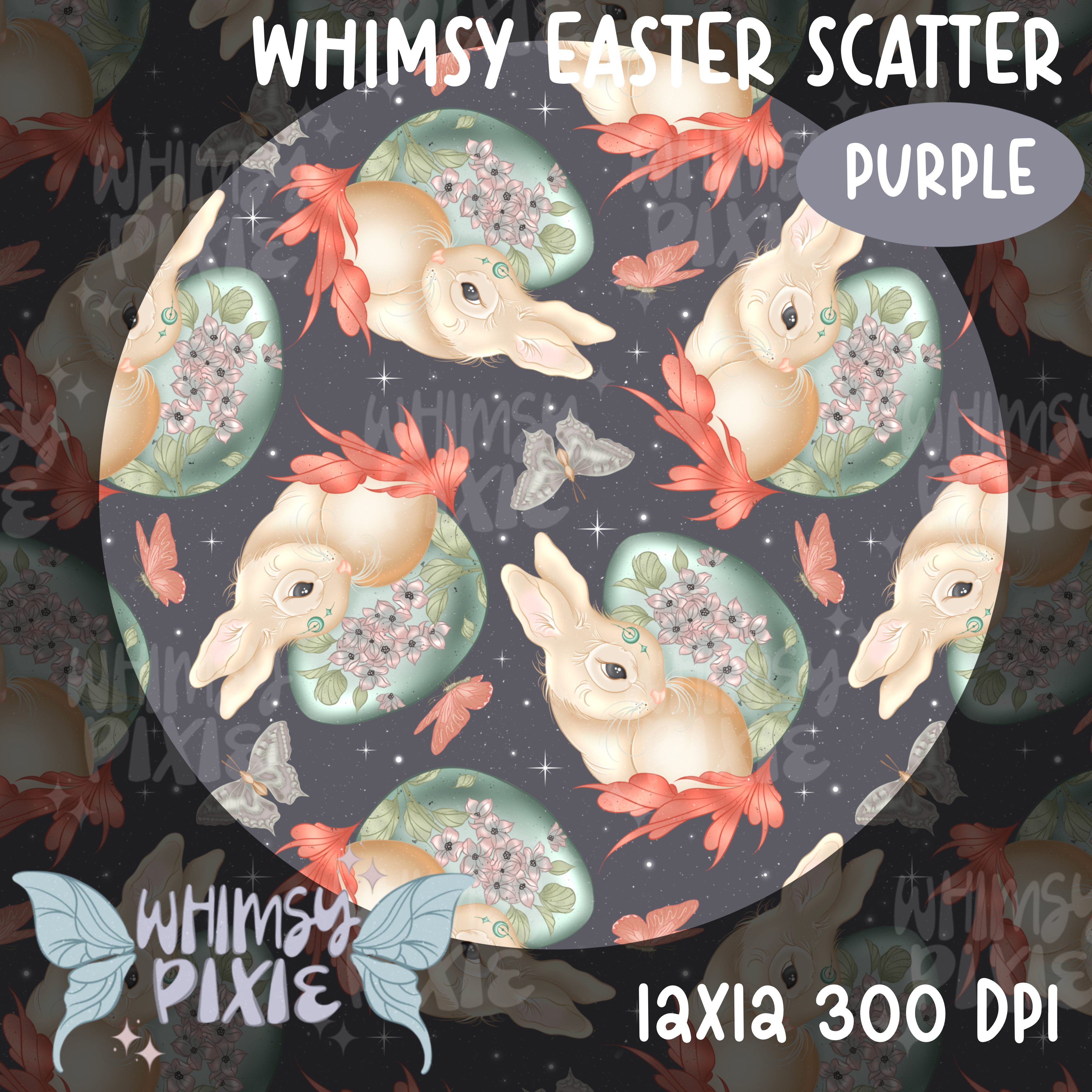 Whimsy Easter Scatter Purple