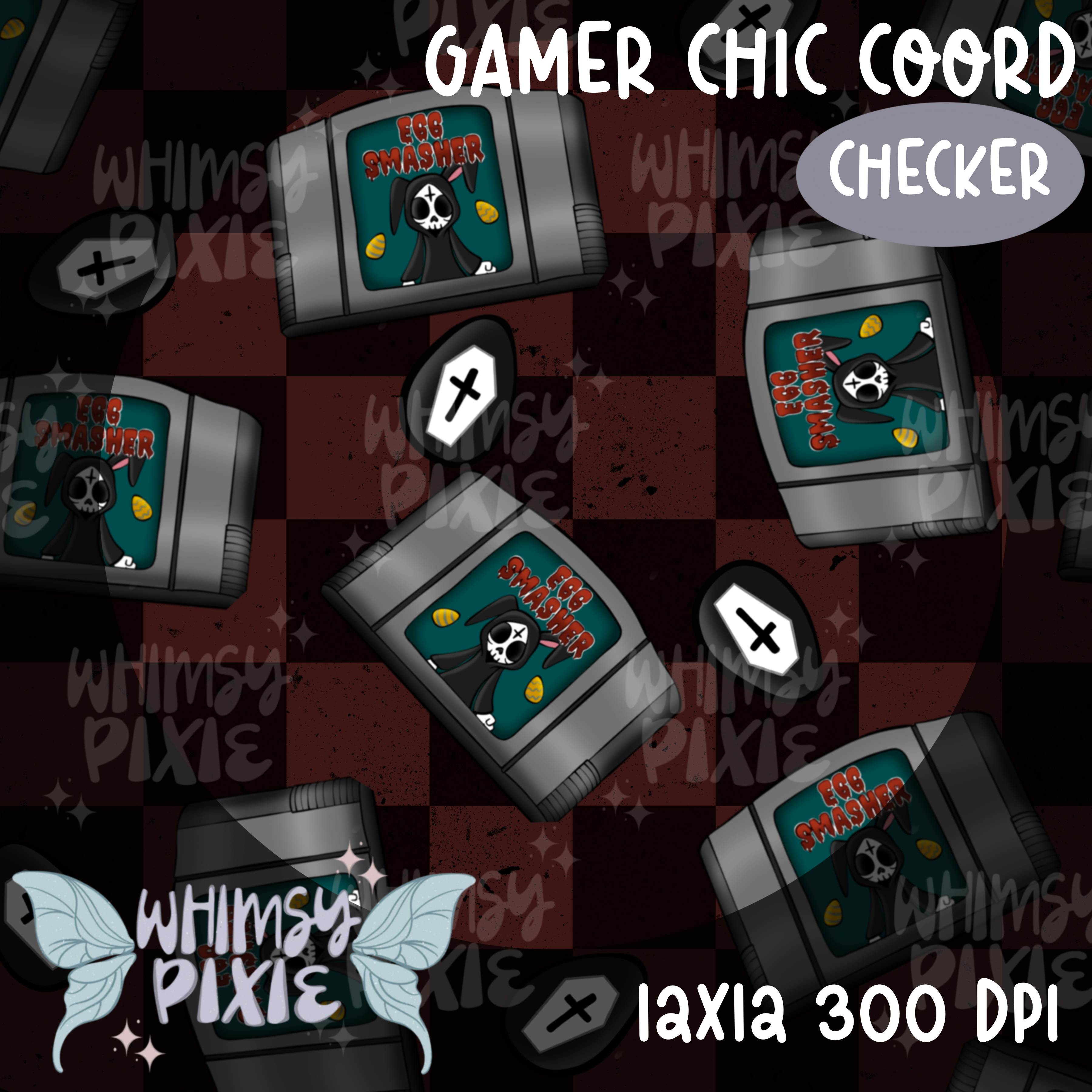 Gamer Chic Checker Coord