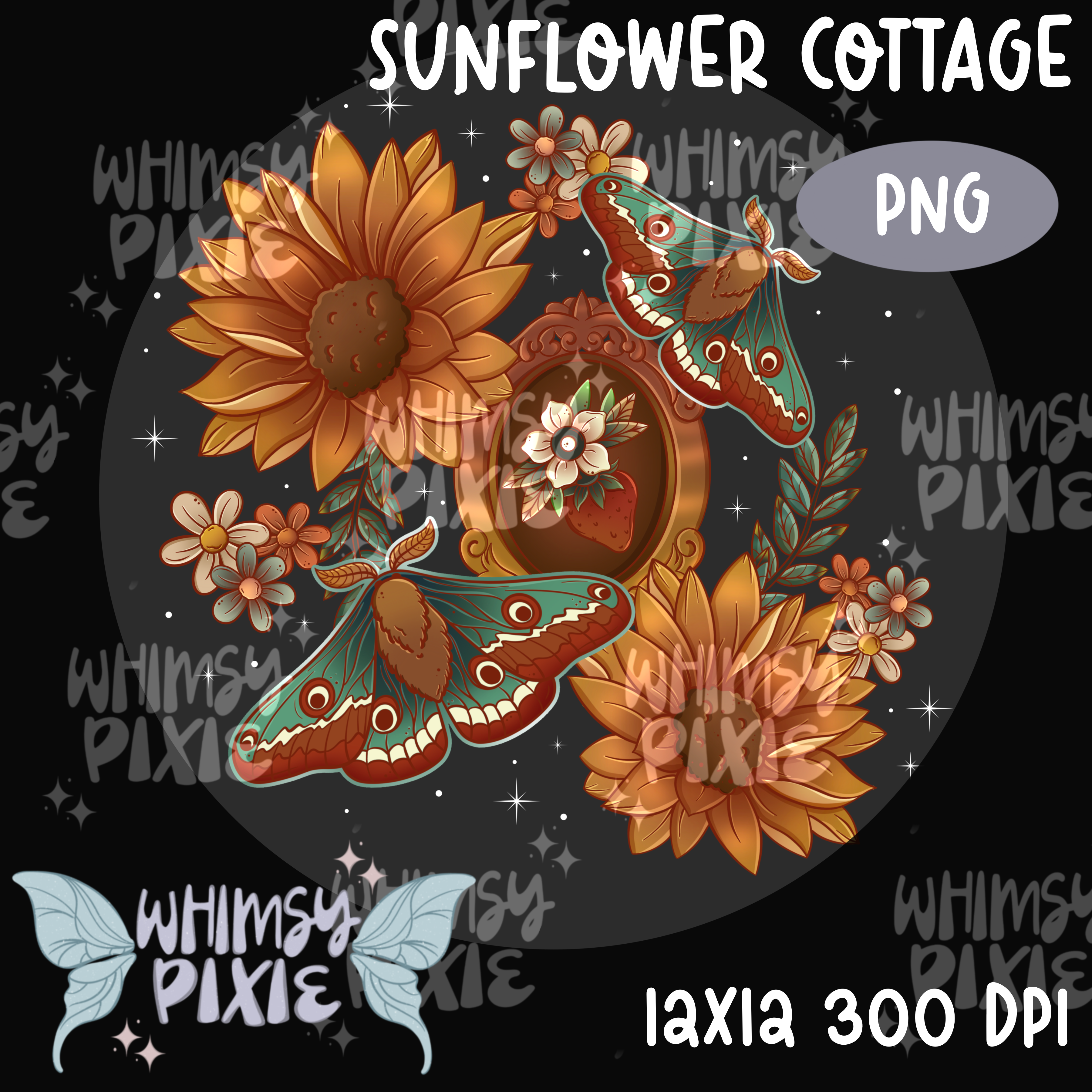 Sunflower Cottage PNG
