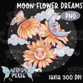 Moon Flower Dreams PNG