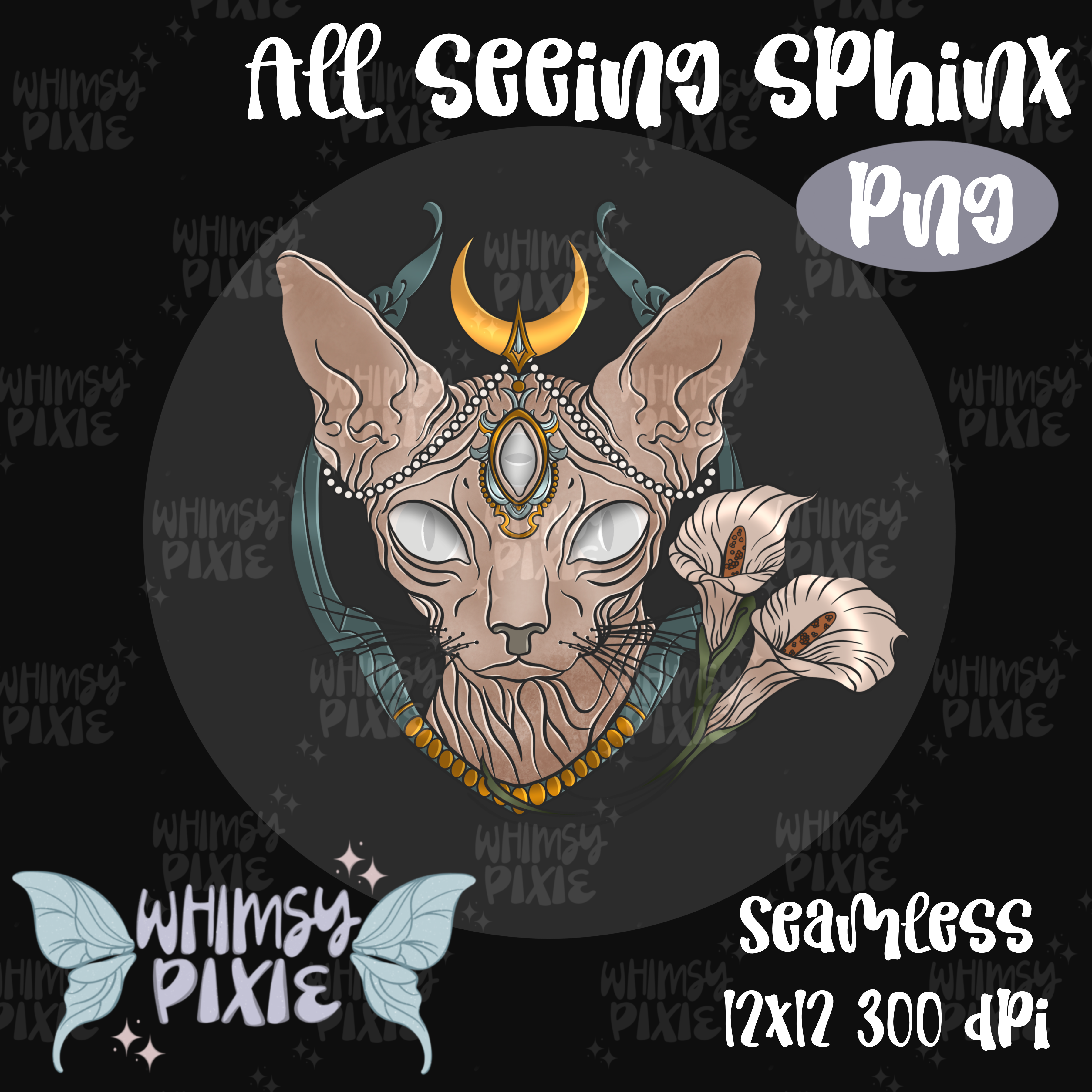 All-Seeing Sphynx PNG