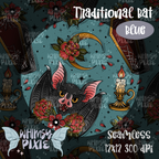 Traditional Tattoo Part 1 Seamless Bundle