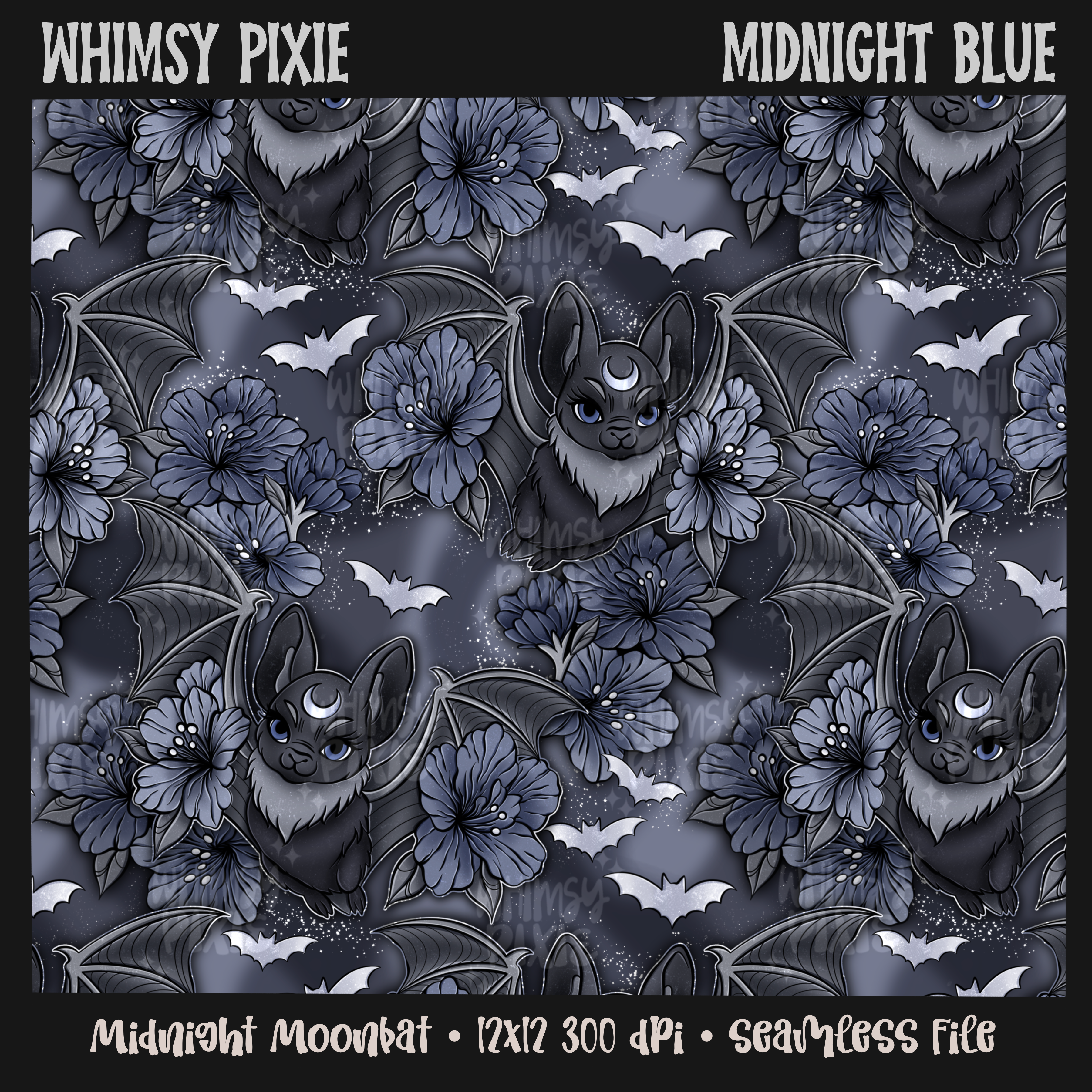 Midnight Moonbat Seamless