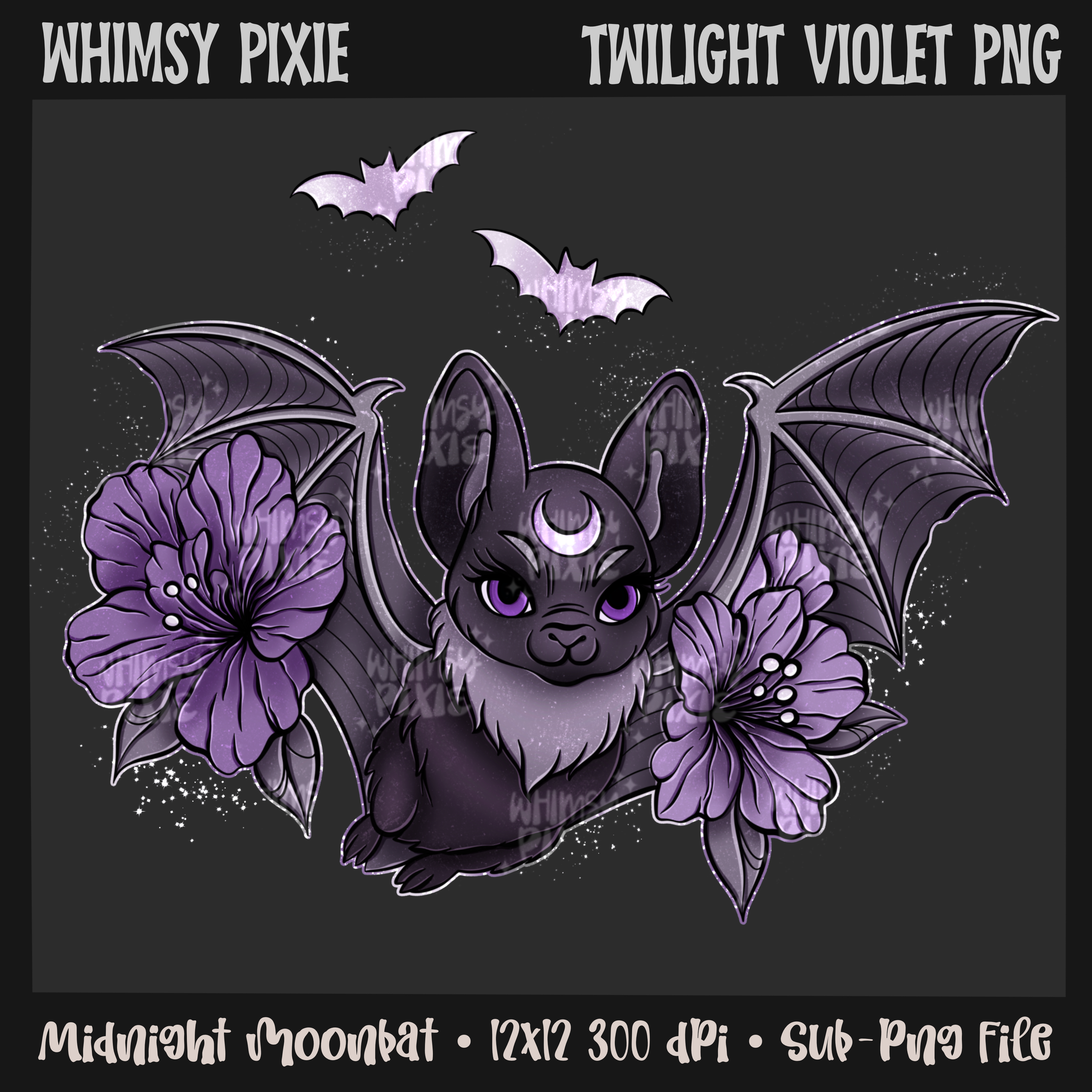 Midnight Moonbat PNG