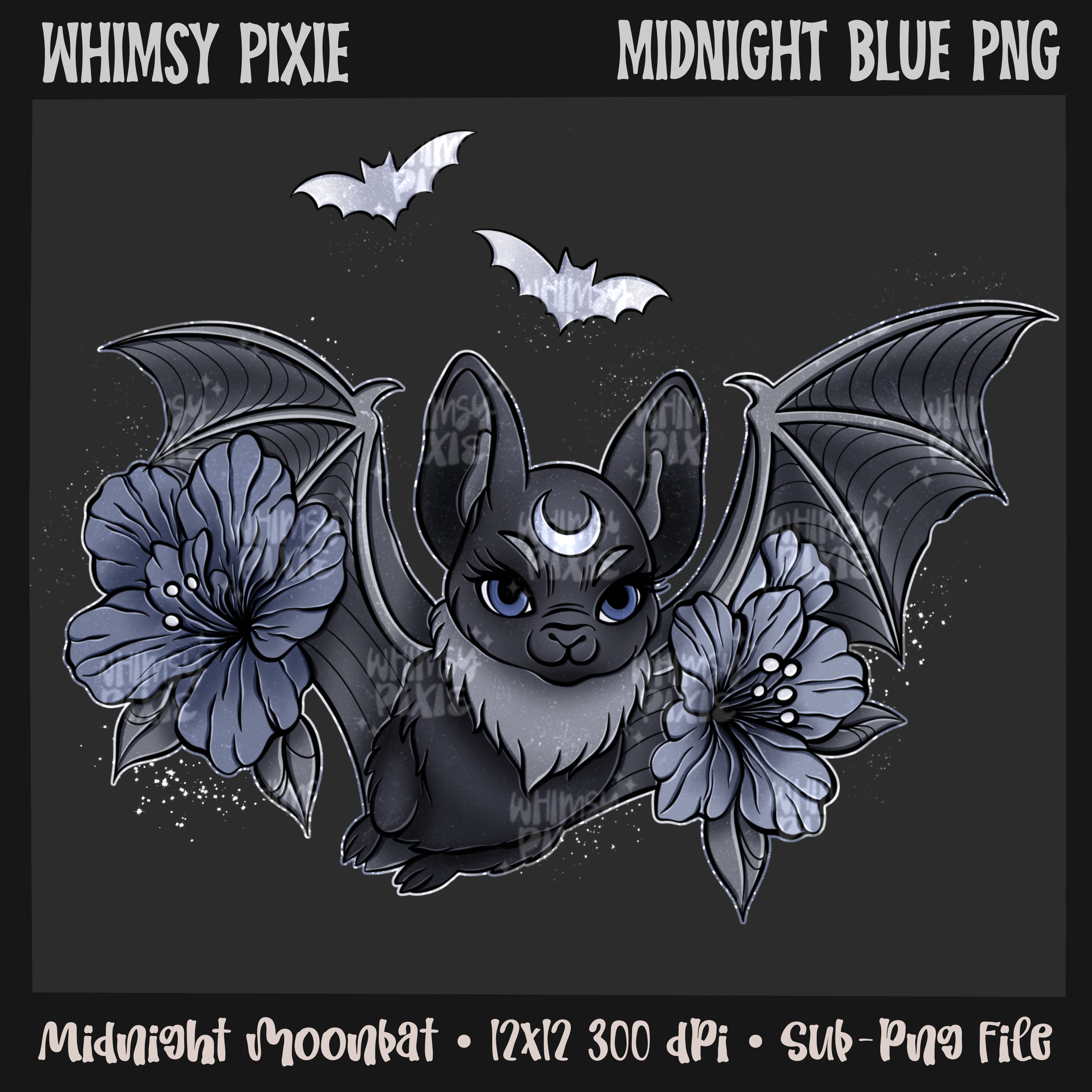 Midnight Moonbat PNG