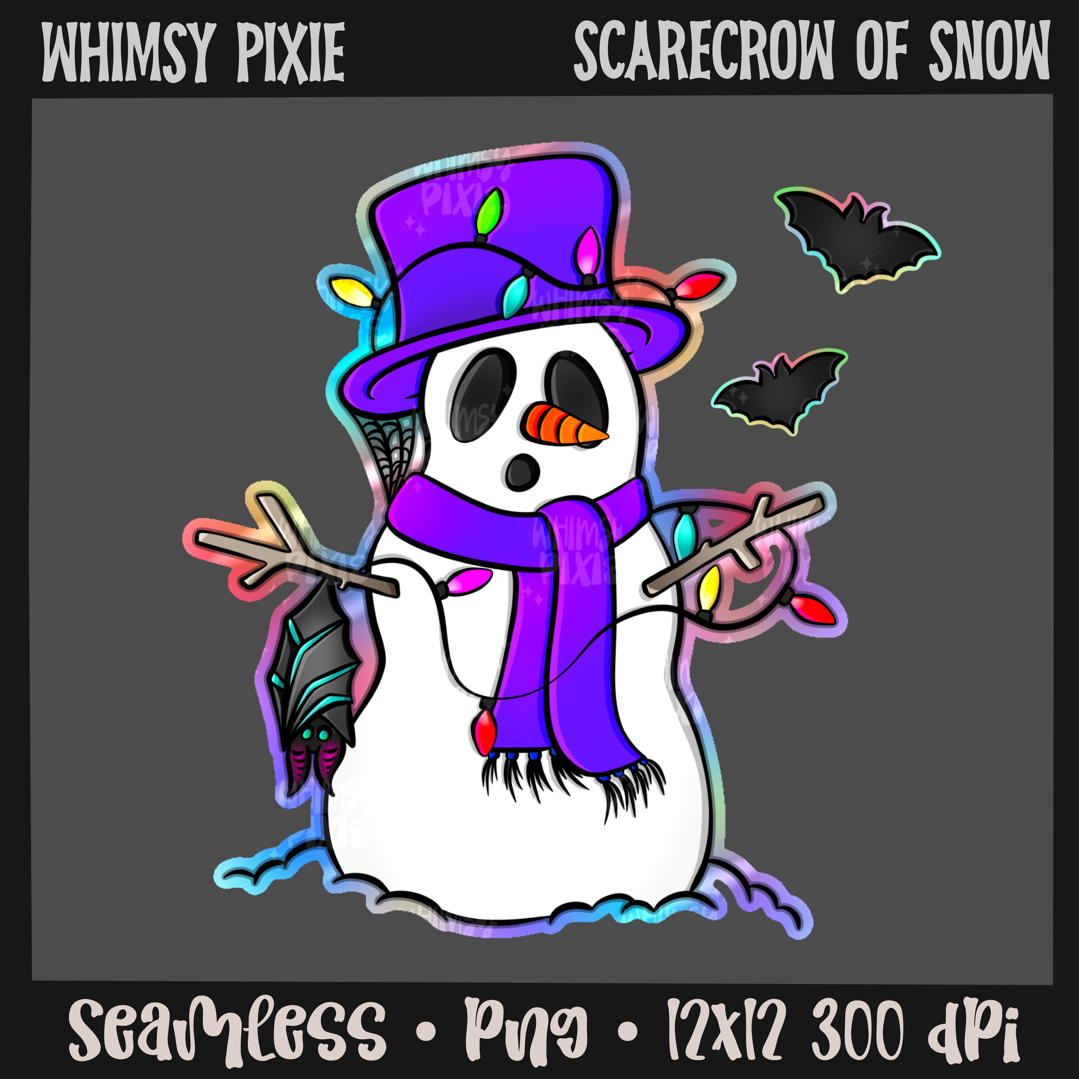 Scarecrow of Snow PNG