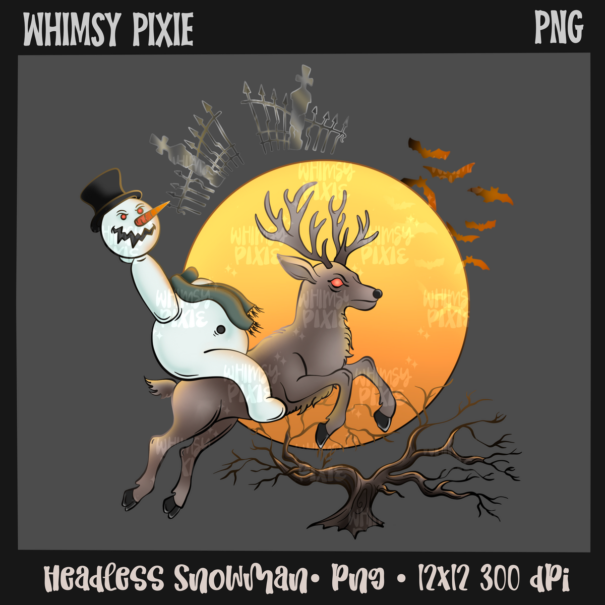 Headless Snowman PNG
