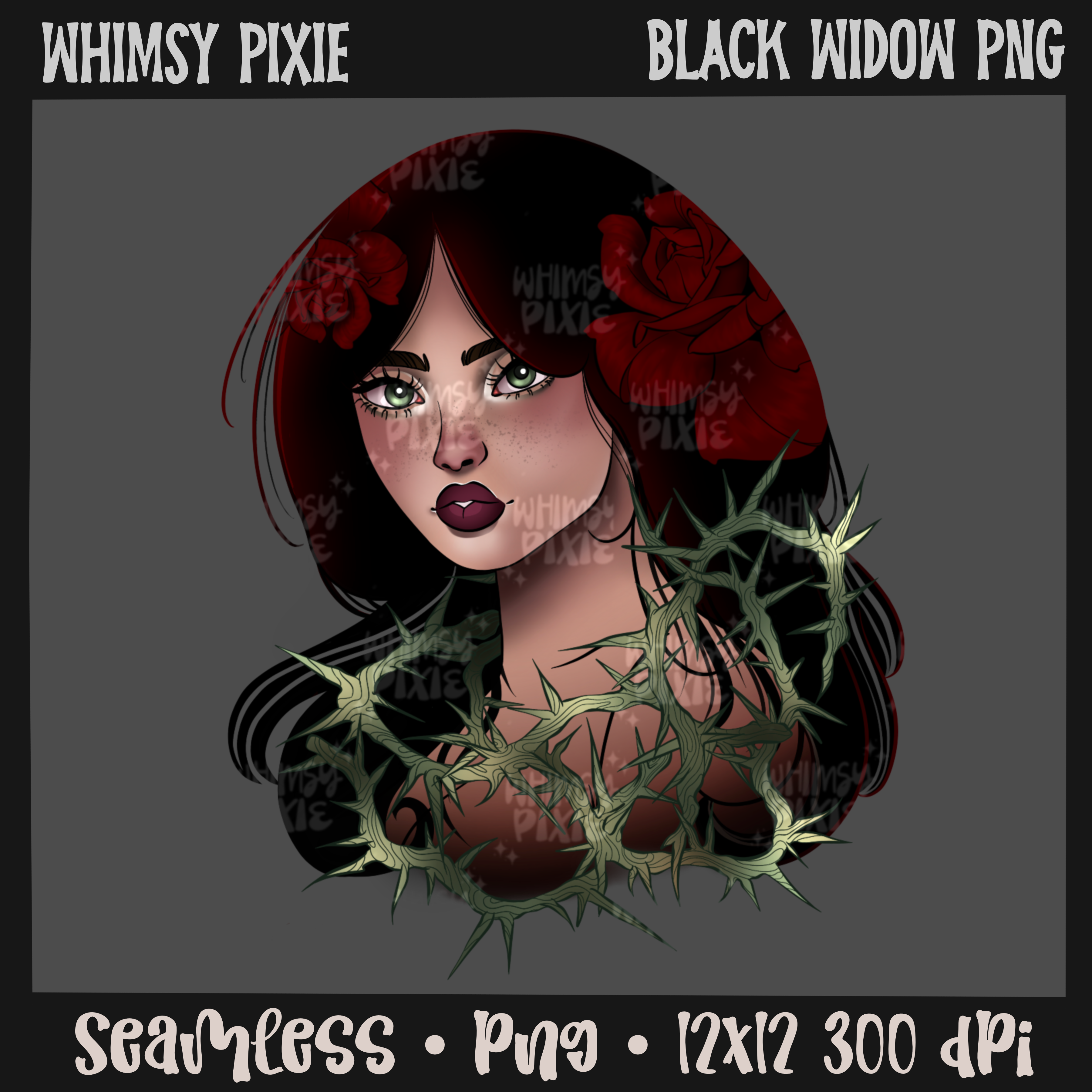 The Black Widow PNG