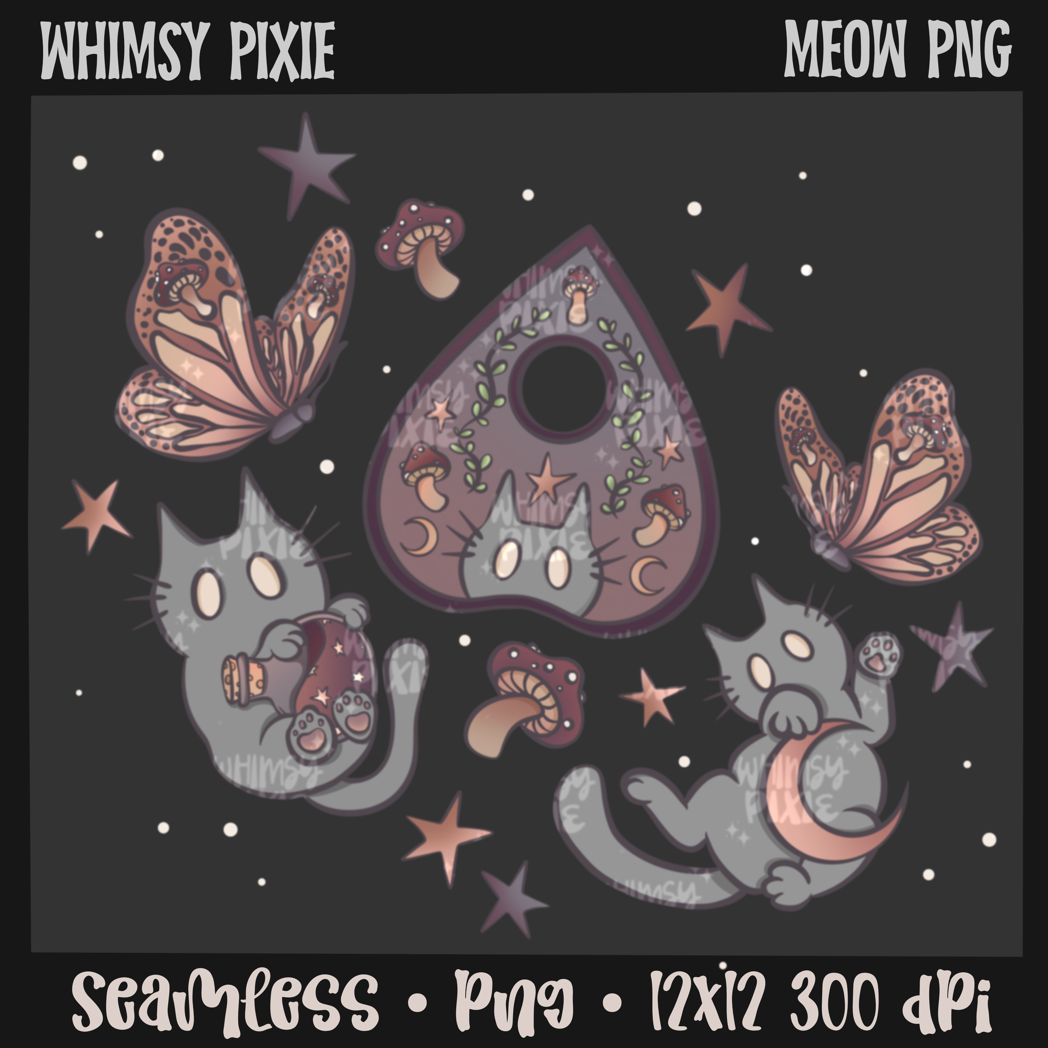 Midnight Meow PNG